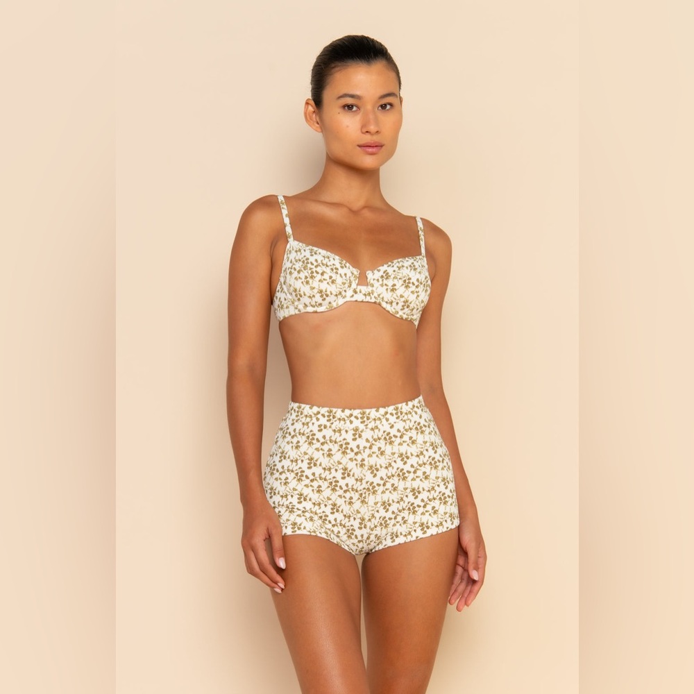 Elce Lola short & poppy top bikini set in fleur